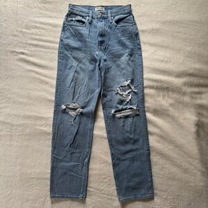 Madewell Baggy Straight Jeans
